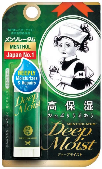 Mentholatum Deep Moist LipBalm Menthol - Гіалуроновий бальзам для губ
