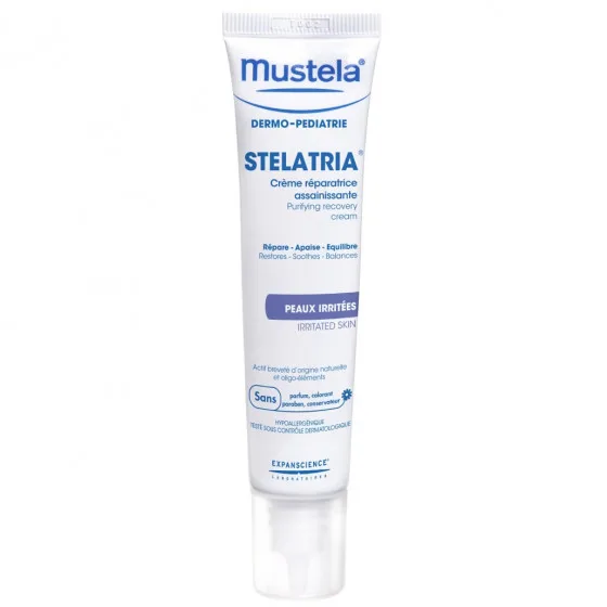 Mustela Dermo-Pediatrie Stelatria Purifying Recovery Cream - Регенеруючий крем-емульсія