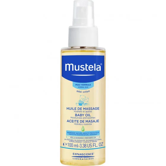 Mustela Baby Oil - Дитяче масажне масло