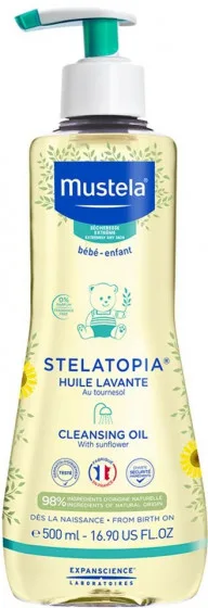 Mustela Stelatopia Bath Oil - Масло для ванни