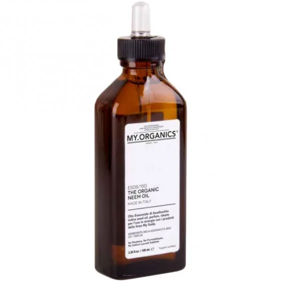My.Organics The Organic Neem oil perfumed Certificato - Масло Нім для стимуляції росту, зволоження, зменшення ламкості, сухості і запобігання посіченню волосся