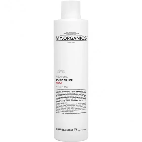 My.Organics Pure Filler - Білковий філлер з ягодами Годжі для глибокої регенерації і відновлення волосся