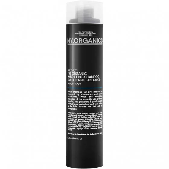 My.Organics Hydrating Shampoo with Sweet Fennel - Зволожуючий шампунь для сухого і пошкодженого волосся