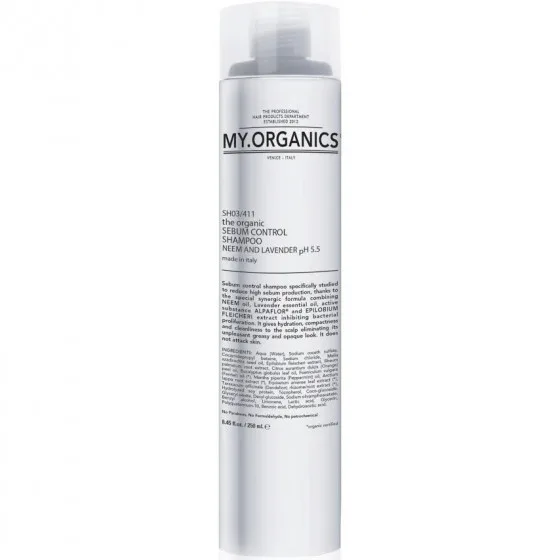 My.Organics The Organic Sebum Control shampoo - Шампунь для зменшення жирності шкіри голови