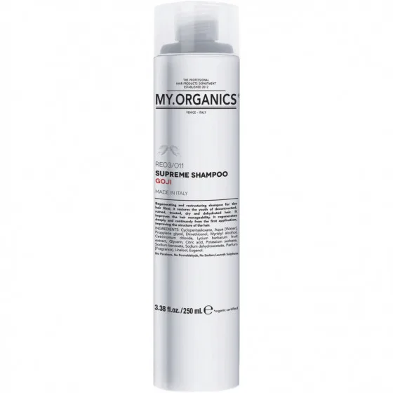 My.Organics Supreme Shampoo - Шампунь з ягодами годжі для реструктуризації та регенерації волосся