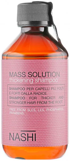 Nashi Argan Mass Solution Shampoo - Шампунь для потовщення волосся