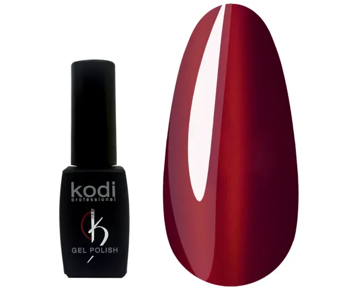 Гель-лак KODI Moon Light котяче око №839 - темно-малиновий з золотистим мікроблеском, 8 мл (0059157)