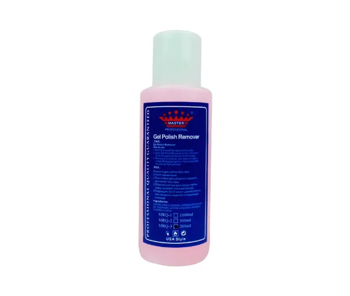 Master Gel Remover - жидкость для снятия гель-лака, 200 мл (0065535)