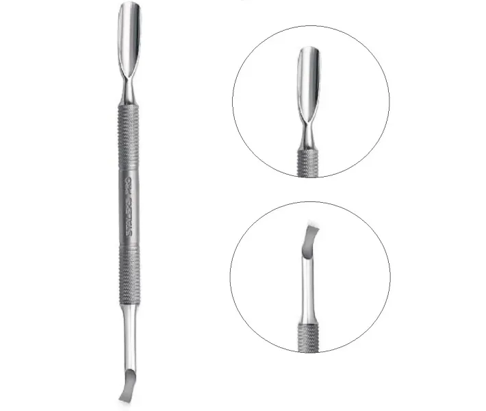 Лопатка маникюрная Staleks Pro Expert 30 Type 4.1 (скругленный пушер+отогнутая лопасть, для левши) (0081174)