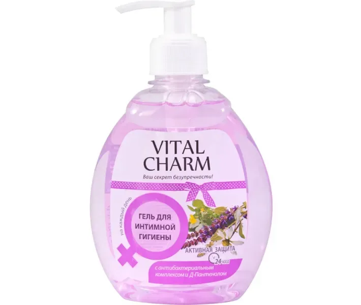 Vital Charm Гель для інтимної гігієни Активний захист 300 мл (4820091140135)