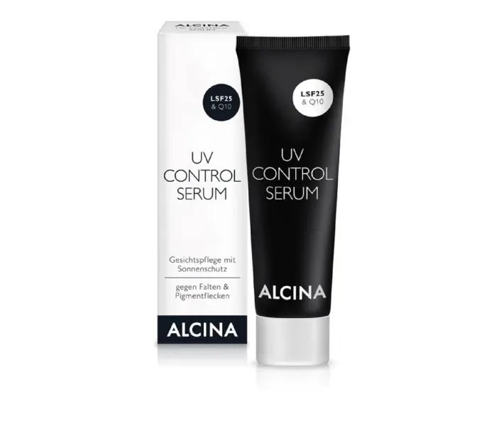 Сироватка для обличчя ALCINA UV Control Serum від зморшок і пігментних плям SPF 25 і Q10 50 мл