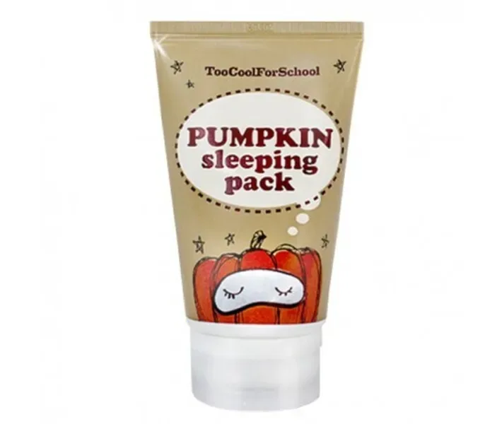 Ензимна нічна маска з гарбузом і керамідами Too Cool For School Pumpkin Sleeping Pack