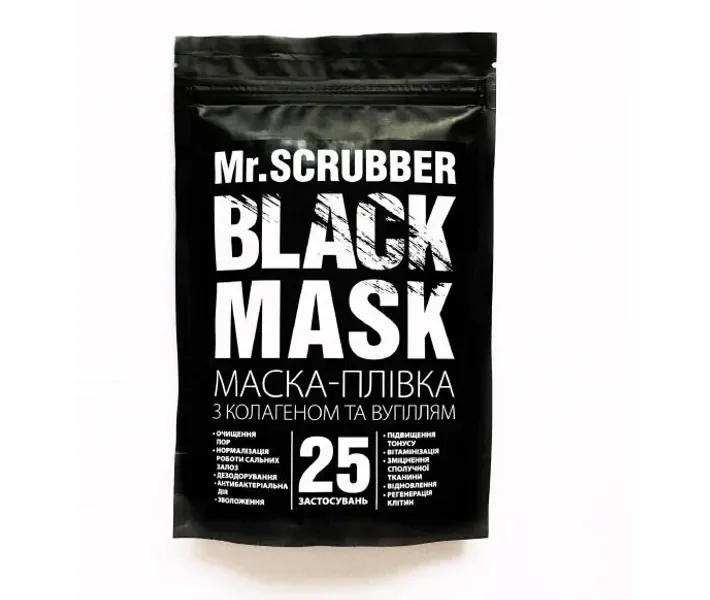 Маска для обличчя Mr. Scrubber Black Mask 40 г