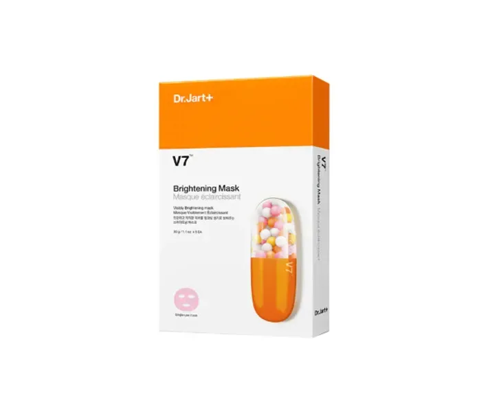 Маска Освітлююча З Білим нефриту Dr.Jart + V7 Brightening Mask (5шт)