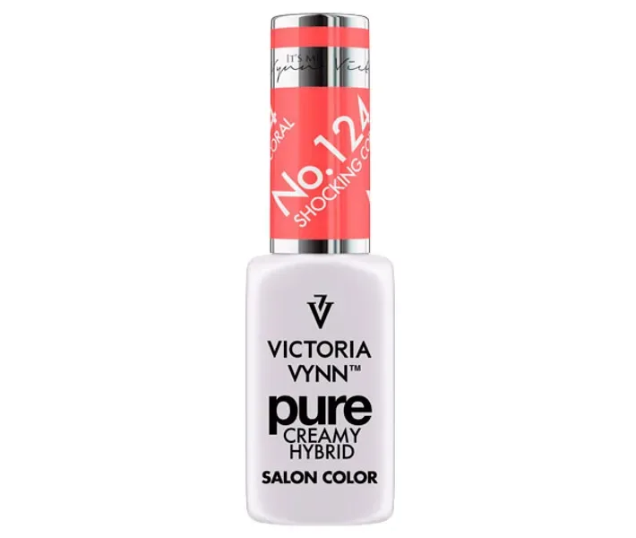 Крем-гель Victoria Vynn Pure Creamy Hybrid 124 Shocking Coral 8 мл (330581)