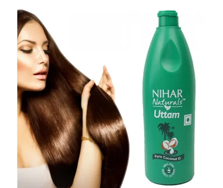 100% Натуральне Кокосове масло 500 мл NIHAR Naturals для волосся і тіла