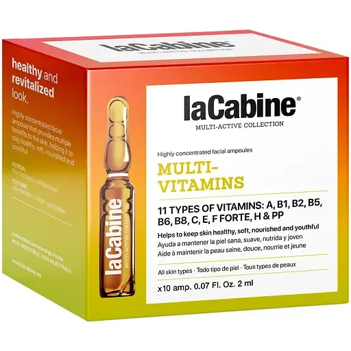 Висококонцентровані мультивітамінні ампули для обличчя La Cabine Multivitamins 10х2 мл