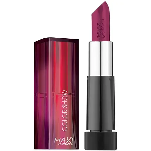 Помада для губ Maxi Color Color Show відтінок 15 (Кремовий-вишневий) 4.2 г