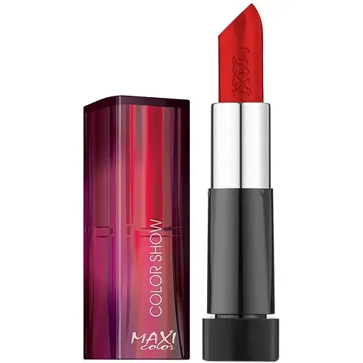 Помада для губ Maxi Color Color Show відтінок 23 (Стиглий червоний) 4.2 г