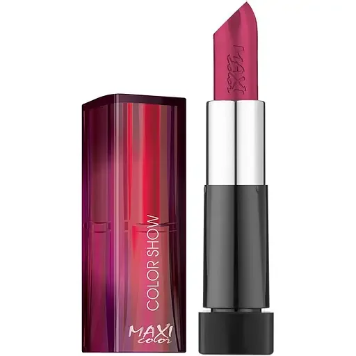 Помада для губ Maxi Color Color Show відтінок 28 (Стигла малина) 4.2 г