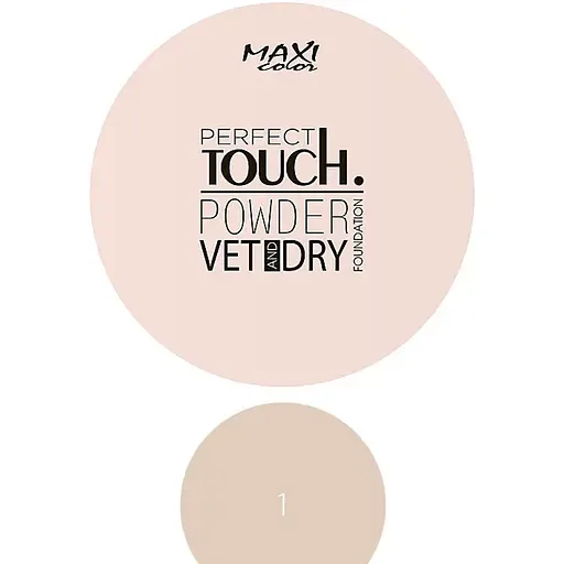 Пудра Maxi Color Perfect Touch Vet and Dry тон 01 Фарфор 10 г