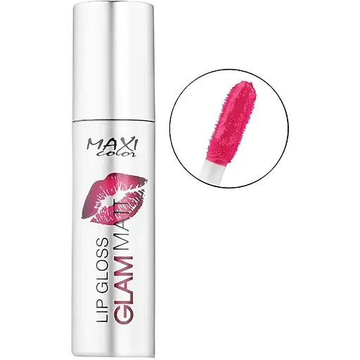 Рідка матова помада Maxi Color Lip Gloss Glam Matt відтінок 03 (Бархатна троянда) 4.5 мл
