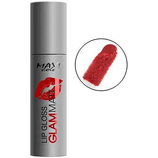 Рідка матова помада Maxi Color Lip Gloss Glam Matt відтінок 04 (Чутливий бархат) 4.5 мл
