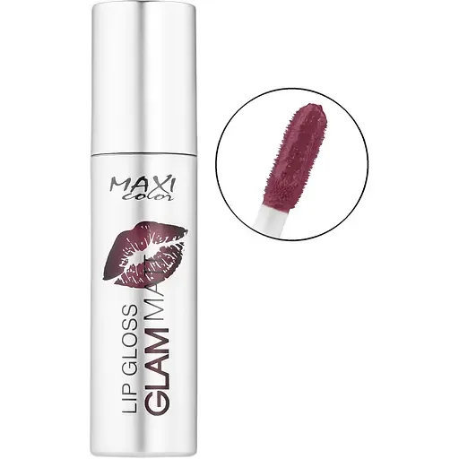 Рідка матова помада Maxi Color Lip Gloss Glam Matt відтінок 08 (Шоколадний трюфель) 4.5 мл