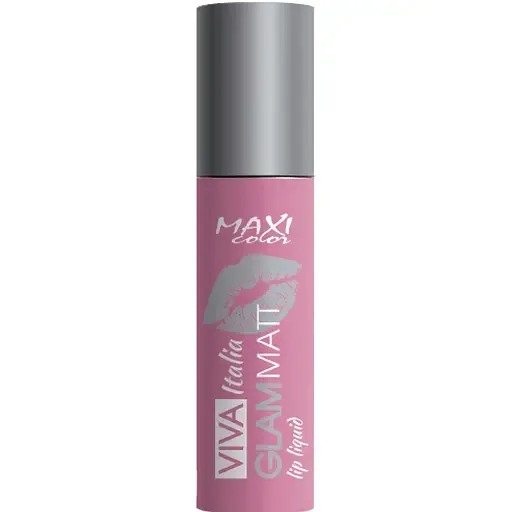 Рідка матова помада Maxi Color Viva liquid Glam Matt відтінок 02 (Лісова ягода) 5 г