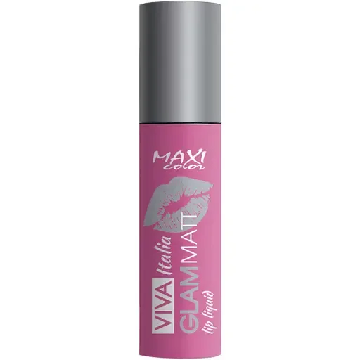 Рідка матова помада Maxi Color Viva liquid Glam Matt відтінок 06 (Витримане бордо) 5 г