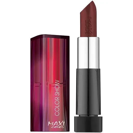 Помада для губ Maxi Color Color Show відтінок 30 (Насичений гранат) 4.2 г