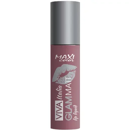 Рідка матова помада Maxi Color Viva liquid Glam Matt відтінок 09 (Темний беж) 5 г