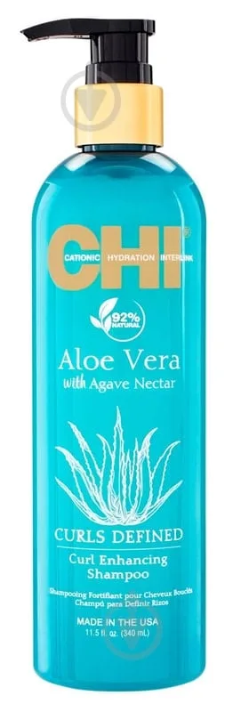 Шампунь для кучерявого волосся з алое вера Aloe Vera, 340 мл CHI (352182974)
