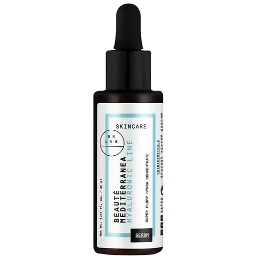 Сироватка для обличчя з гіалуроновою кислотою Super Plump Hydra Concentrate Beauté Mediterranea, 30 мл