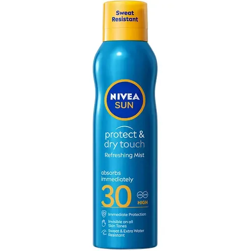 Сонцезахисний освіжаючий міст NIVEA Sun Захист та сухий дотик SPF