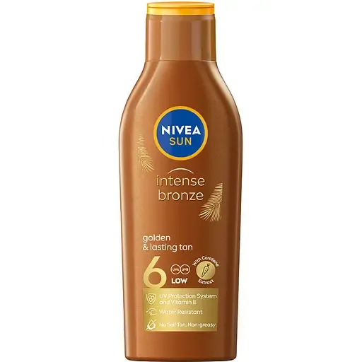 Сонцезахисний лосьйон NIVEA Sun Інтенсивна засмага SPF 6 200 мл