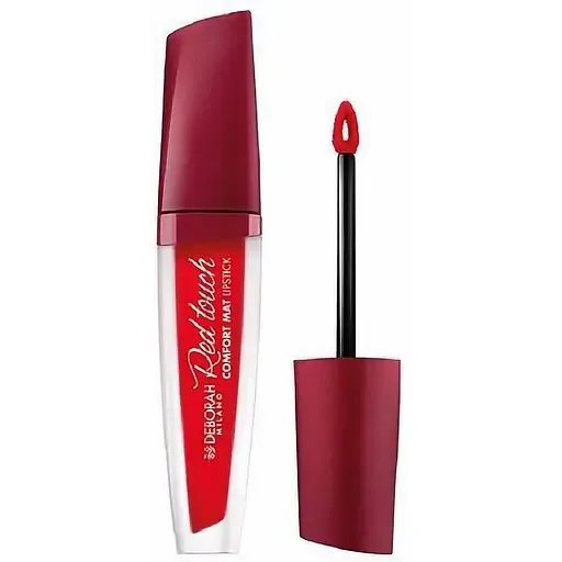 DEBORAH Рідка помада для губ RED TOUCH COMFORT MAT матова тон 06 Bright Red
