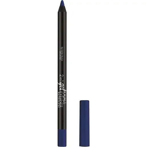 DEBORAH Олівець для очей 2 IN 1 GEL KAJAL &amp; EYELINER водостійкий тон 09 Deep blue