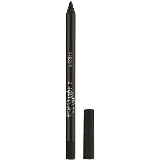 DEBORAH Олівець для очей 2 IN 1 GEL KAJAL &amp; EYELINER водостійкий тон