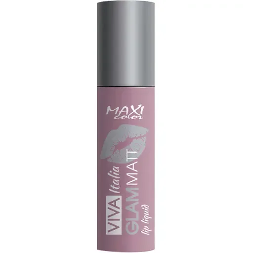 Рідка матова помада Maxi Color Viva liquid Glam Matt відтінок 10 (Какао-крем) 5 г