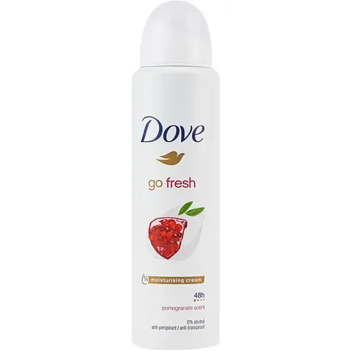 Антиперспірант Dove Go fresh Свіжість граната та лимонної вербени аерозоль 150 мл