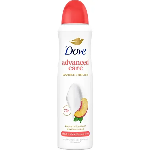 Антиперспірант Dove Go Fresh 72h Персик та білі квіти аерозоль 150 мл