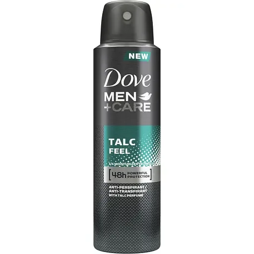 Антиперспірант Dove Men+ Care Відчуття тальку аерозоль 150 мл