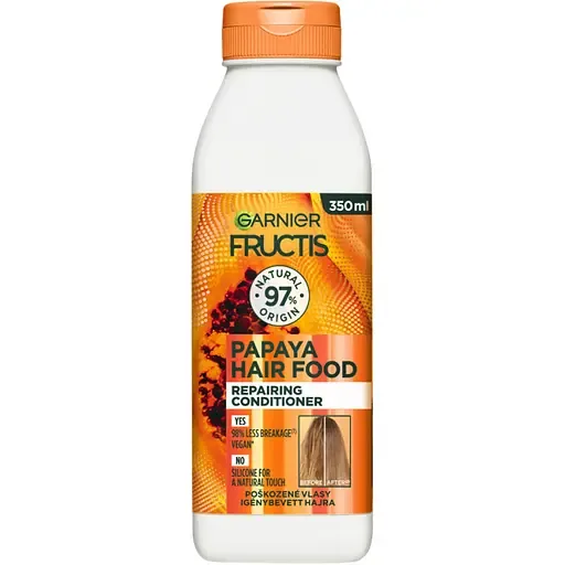 Бальзам-ополіскувач Garnier Fructis Hair Food Papaya для пошкодженого волосся 350 мл