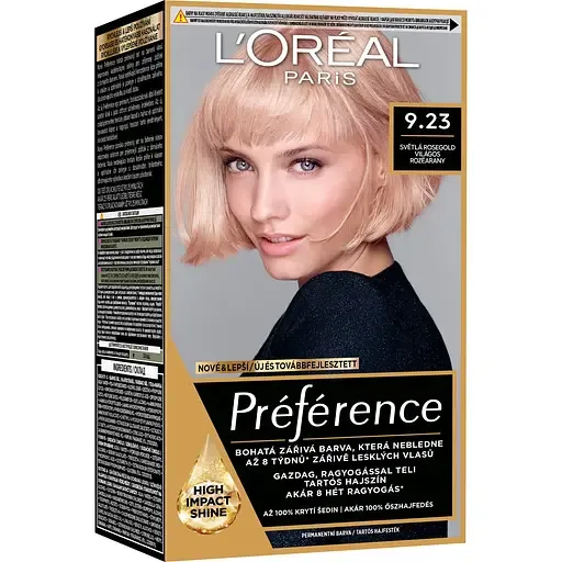 Стійка фарба для волосся L'Oreal Paris Preference 9.23 Santa Monica Light Rose Gold 174 мл