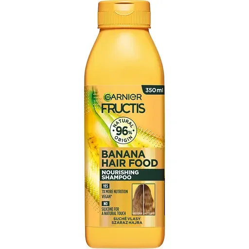 Шампунь Garnier Fructis Hair Food Banana для дуже сухого волосся 350 мл