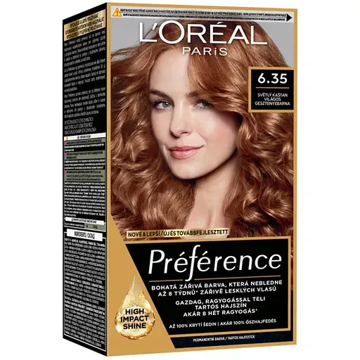 Стійка фарба для волосся L'Oreal Paris Preference 6.35 Havana Light Amber 174 мл