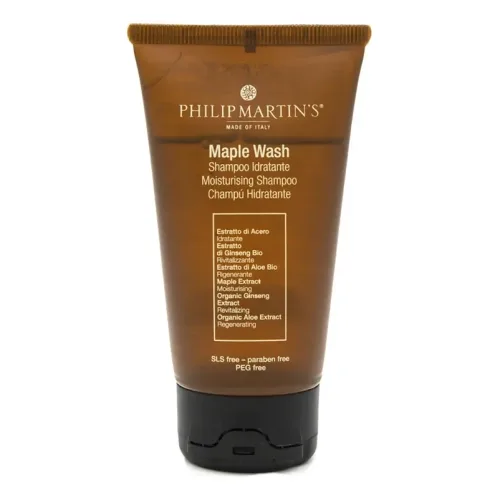 Зволожуючий шампунь з екстрактом клена PHILIP MARTIN`S Maple Wash — обʼєм 75 мл