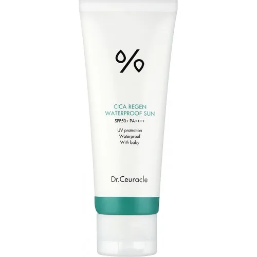 Водостійкий сонцезахисний крем з центелою азіатською - Dr.Ceuracle Cica Regen Waterproof Sun SPF50 PA++++ 50ml