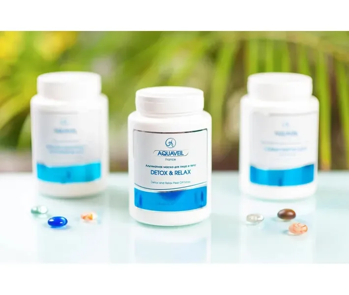 Альгінатна маска для обличчя і тіла Detox Relax Aquaveil